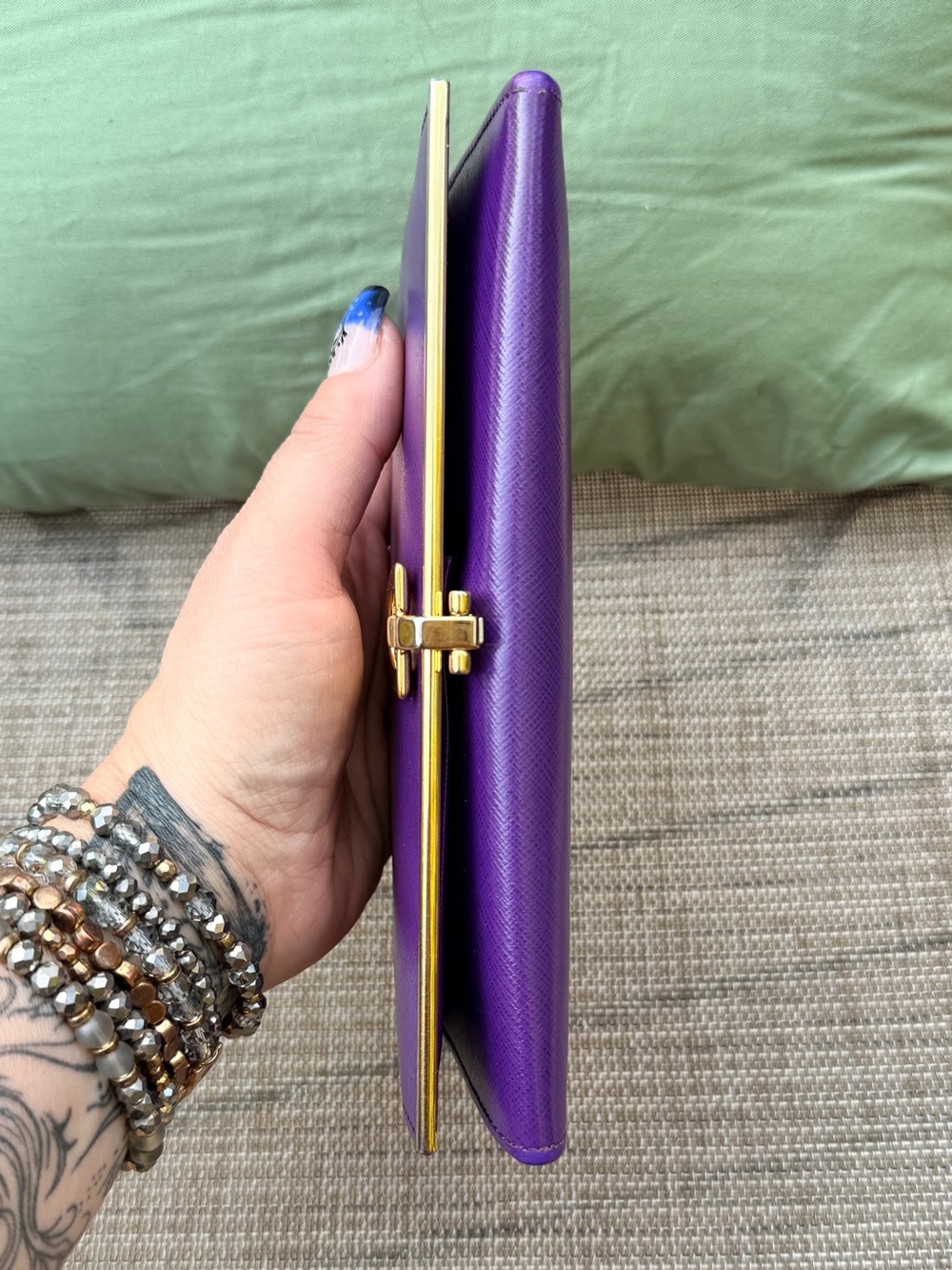 Salvatore Ferragamo Gancini Icona Continental Wallet View 3